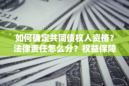 济南如何确定共同债权人资格？法律责任怎么分？权益保障技巧揭秘！