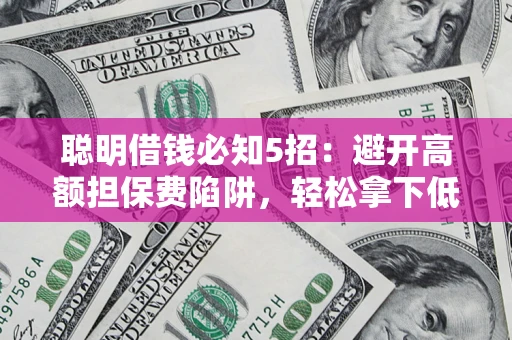 济南聪明借钱必知5招：避开高额担保费陷阱，轻松拿下低息贷款